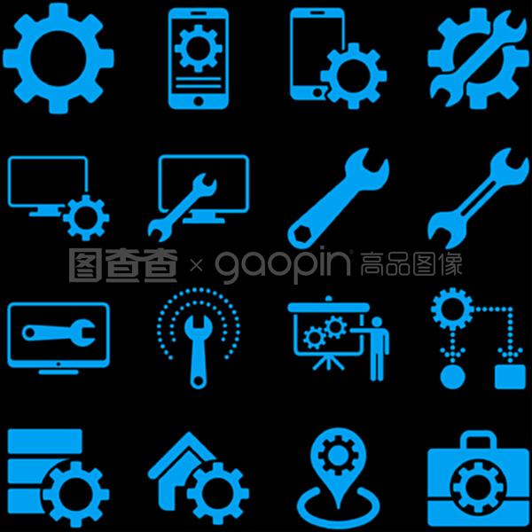 電腦與辦公設(shè)備維修 選項、服務(wù)工具與圖標(biāo)集概述